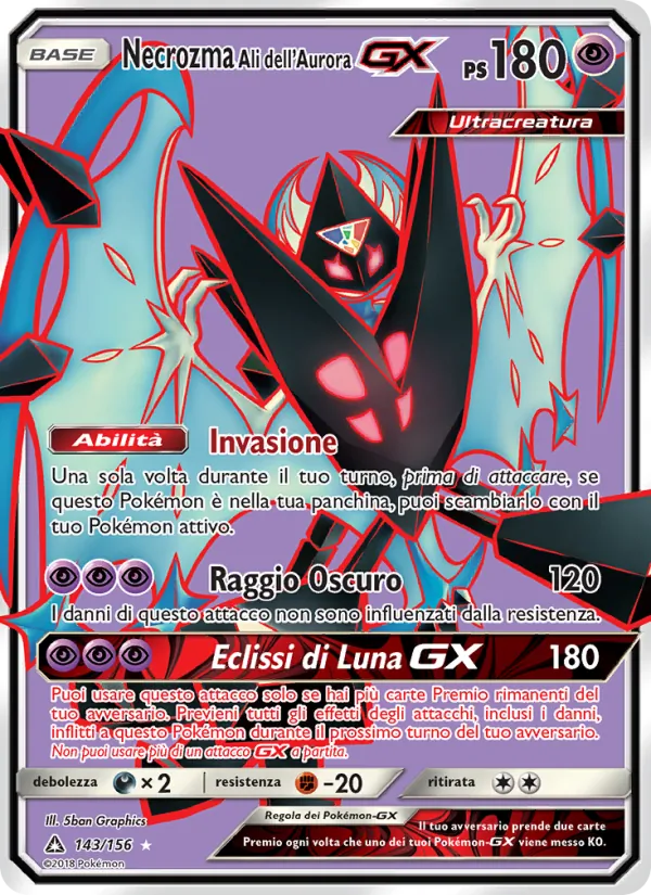 Necrozma Ali dell’Aurora GX (Ultraprisma #143/156)