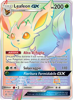 Leafeon GX (Ultraprisma #157/156)
