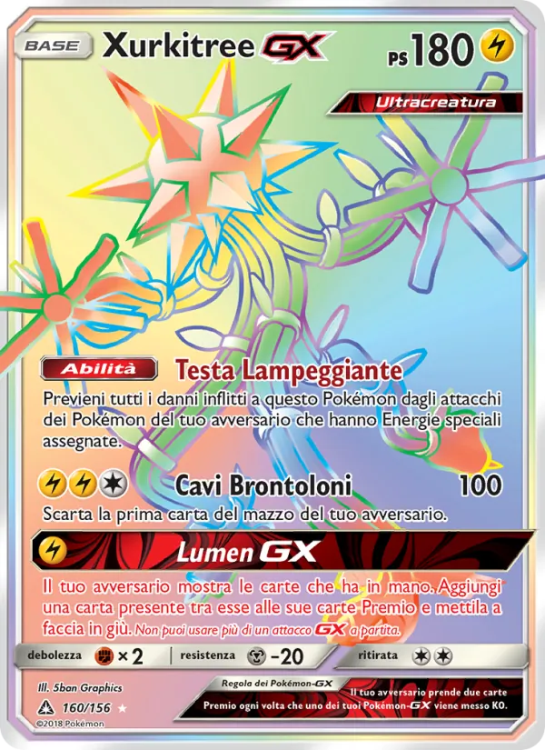 Xurkitree GX (Ultraprisma #160/156)