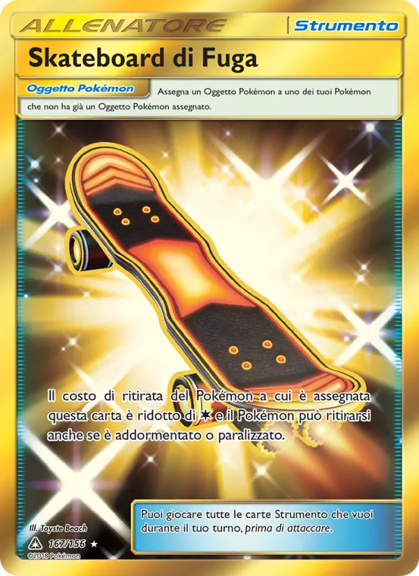 Skateboard di Fuga (Ultraprisma #167/156)