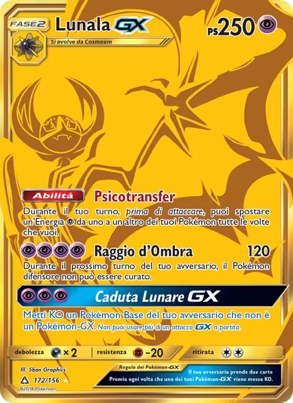 Lunala GX (Ultraprisma #172/156)