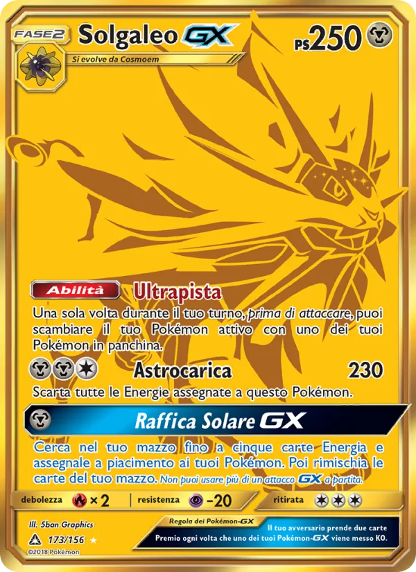 Solgaleo GX (Ultraprisma #173/156)