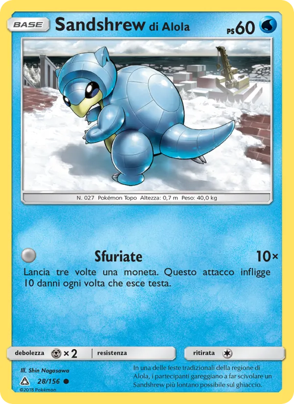 Sandshrew di Alola (Ultraprisma #28/156)
