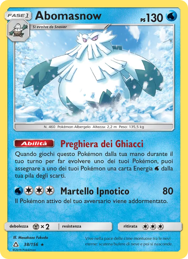 Abomasnow (Ultraprisma #38/156)