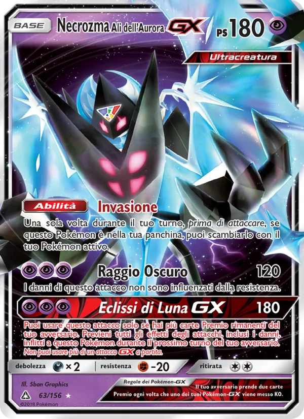 Necrozma Ali dell’Aurora GX (Ultraprisma #63/156)