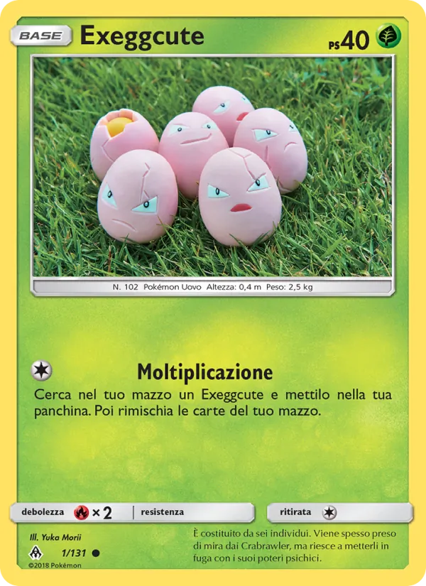 Exeggcute (Apocalisse Di Luce #1/131)