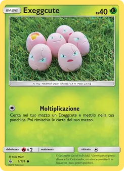 Exeggcute (Apocalisse Di Luce #1/131)