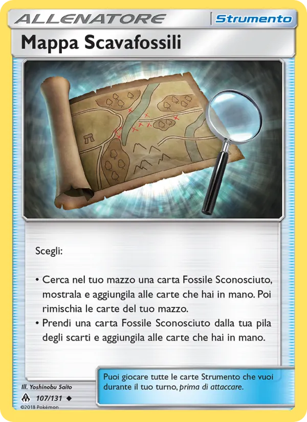 Mappa Scavafossili (Apocalisse Di Luce #107/131)