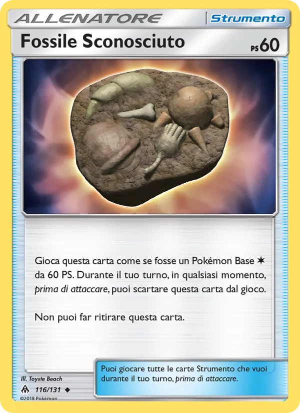 Fossile Sconosciuto (Apocalisse Di Luce #116/131)