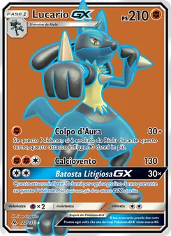 Lucario GX (Apocalisse Di Luce #122/131)