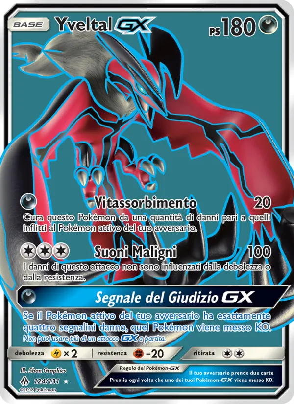 Yveltal GX (Apocalisse Di Luce #124/131)