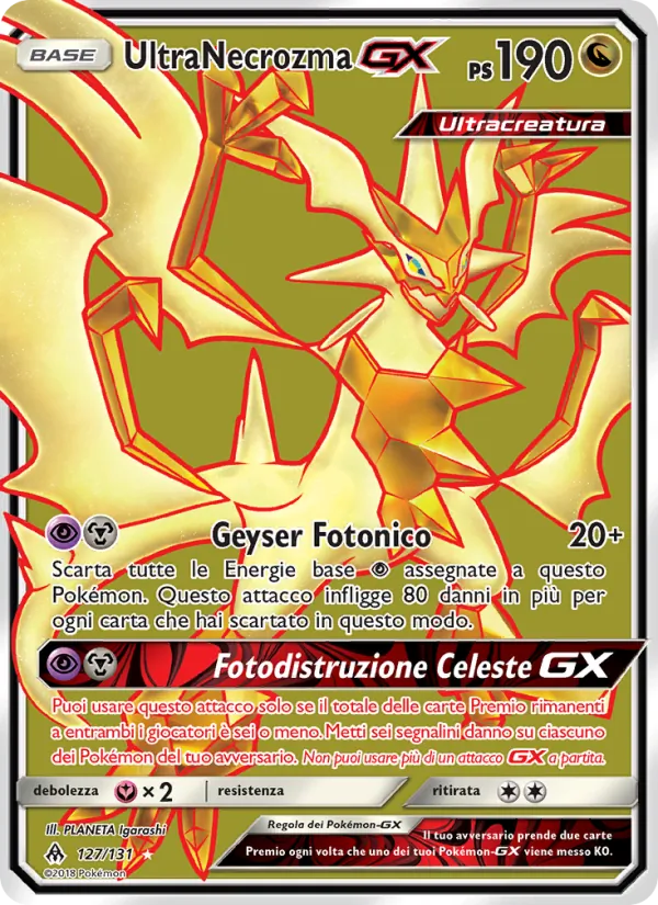 UltraNecrozma GX (Apocalisse Di Luce #127/131)