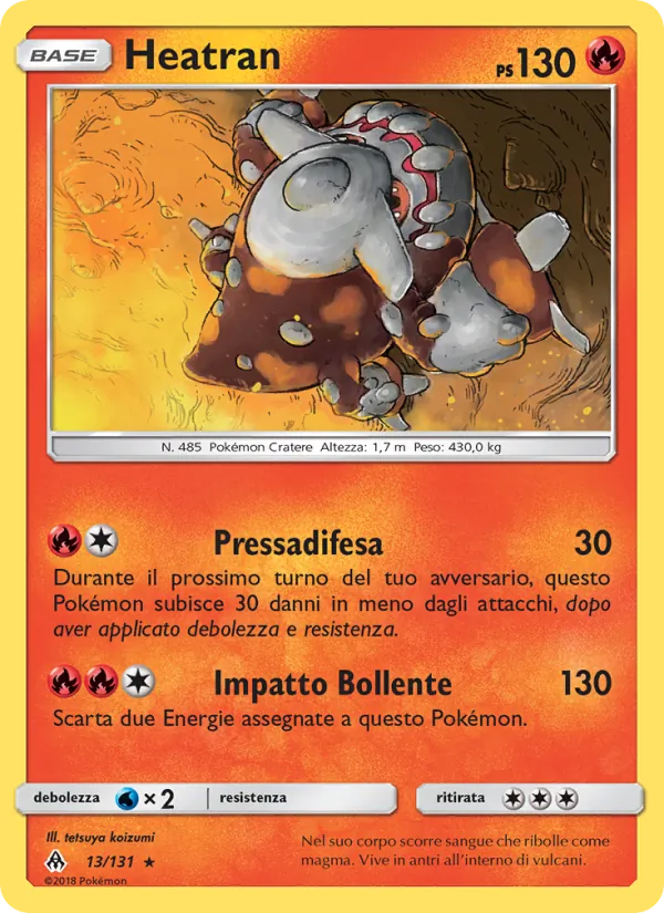 Heatran (Apocalisse Di Luce #13/131)