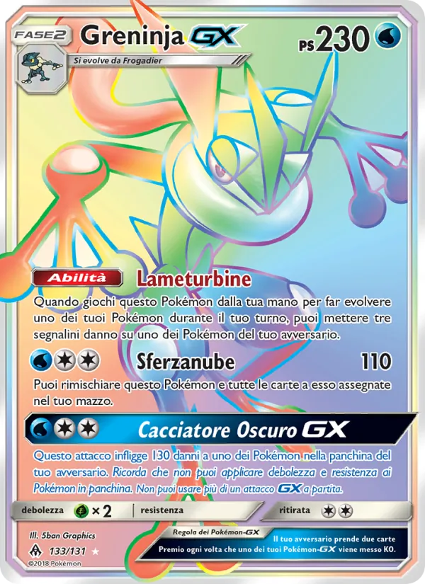 Greninja GX (Apocalisse Di Luce #133/131)