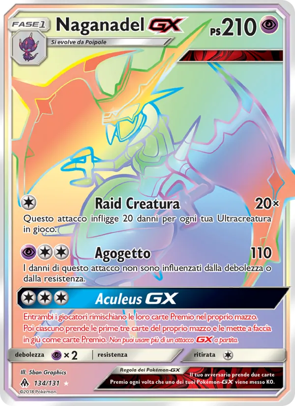 Naganadel GX (Apocalisse Di Luce #134/131)