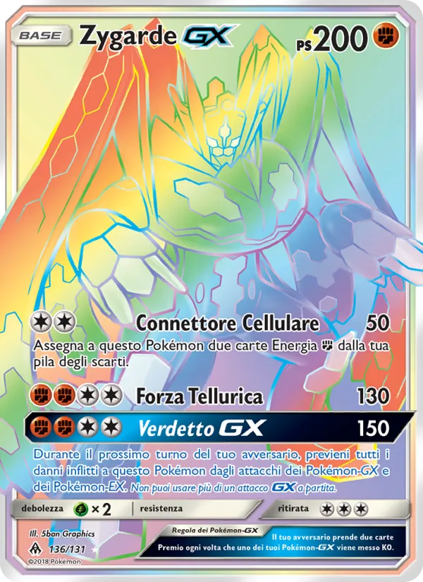 Zygarde GX (Apocalisse Di Luce #136/131)