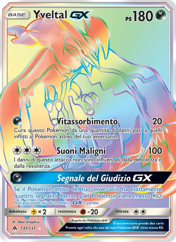 Yveltal GX (Apocalisse Di Luce #137/131)