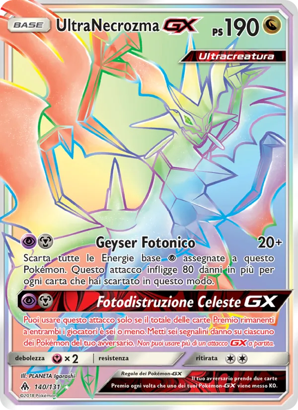 UltraNecrozma GX (Apocalisse Di Luce #140/131)