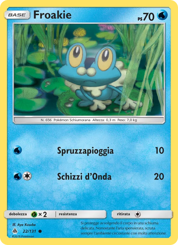 Froakie (Forbidden Light #22/131)