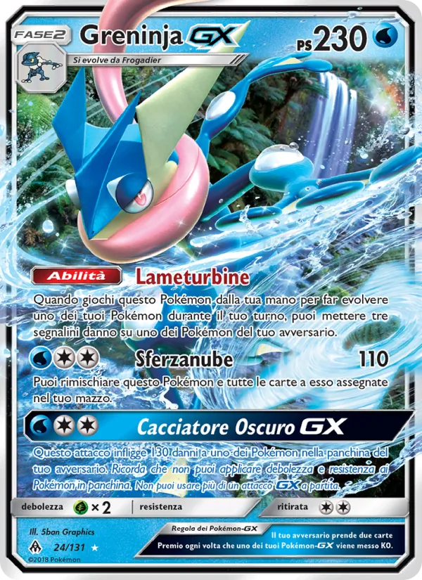 Greninja GX (Apocalisse Di Luce #24/131)