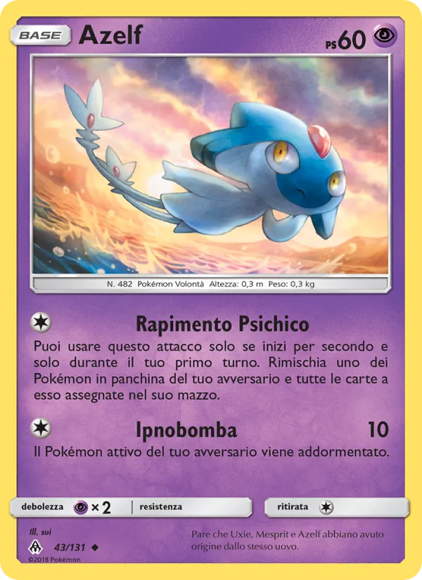 Azelf (Apocalisse Di Luce #43/131)