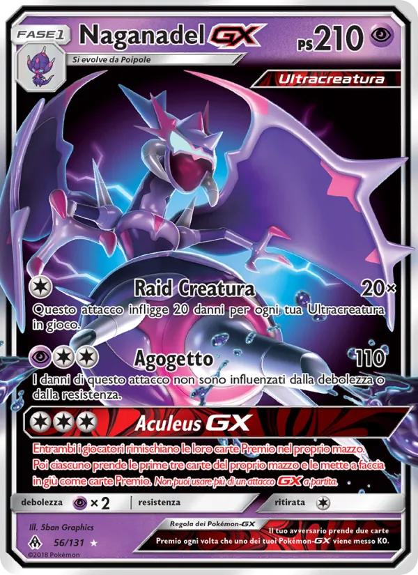 Naganadel GX (Apocalisse Di Luce #56/131)