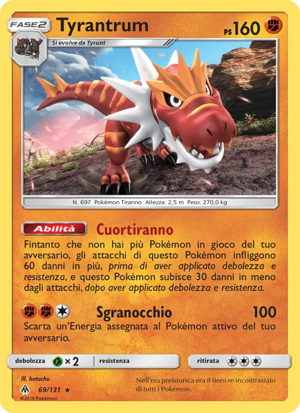 Tyrantrum (Apocalisse Di Luce #69/131)
