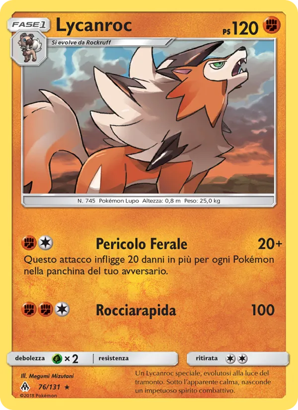 Lycanroc (Apocalisse Di Luce #76/131)