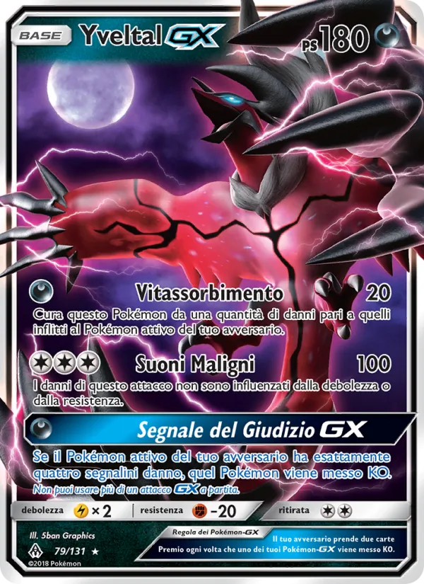 Yveltal GX (Apocalisse Di Luce #79/131)