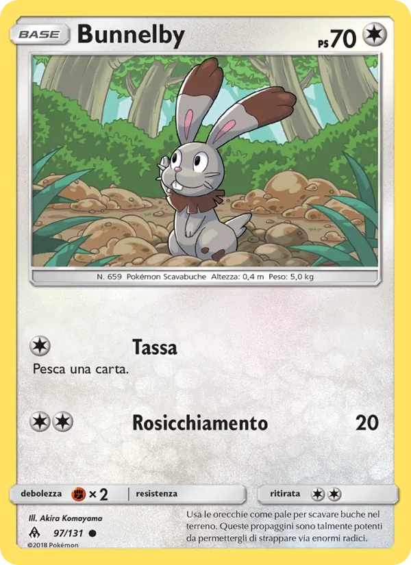 Bunnelby (Apocalisse Di Luce #97/131)