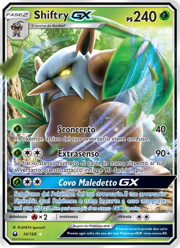Shiftry GX (Tempesta Astrale #14/168)