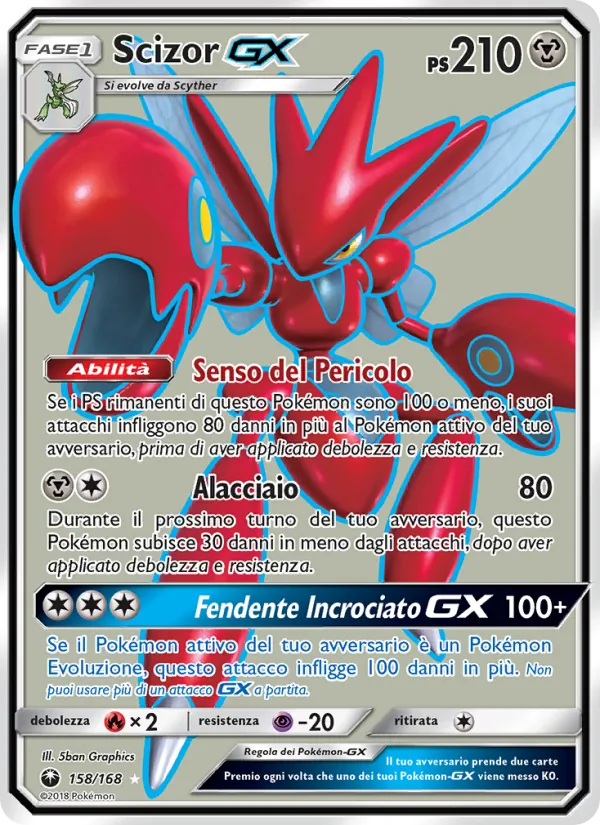 Scizor GX (Tempesta Astrale #158/168)