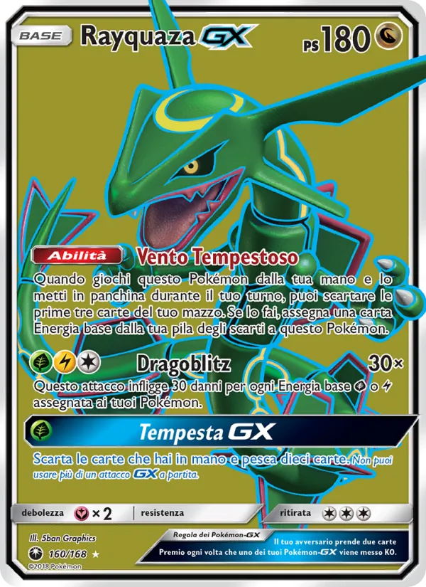 Rayquaza GX (Tempesta Astrale #160/168)