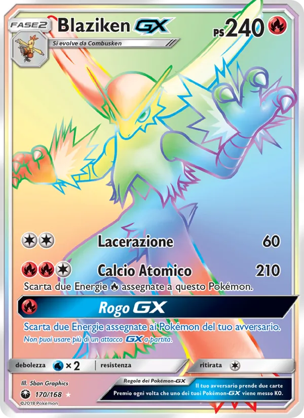 Blaziken GX (Tempesta Astrale #170/168)