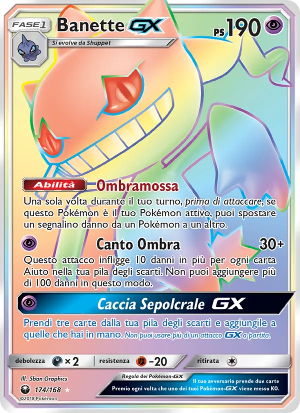 Banette GX (Tempesta Astrale #174/168)