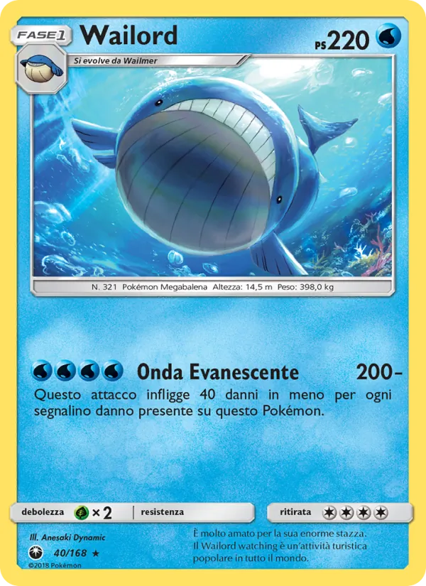Wailord (Tempesta Astrale #40/168)