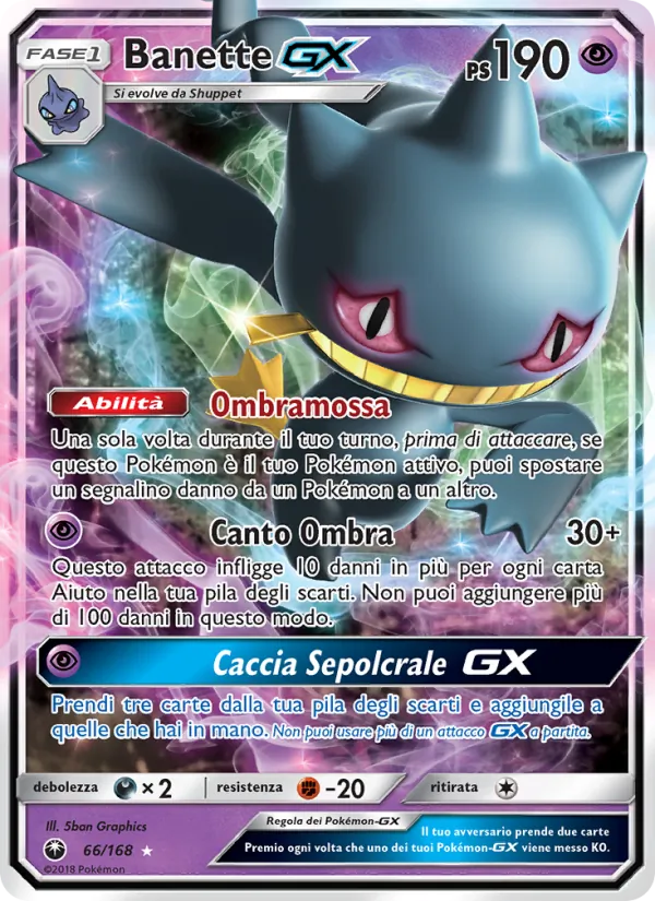 Banette GX (Tempesta Astrale #66/168)