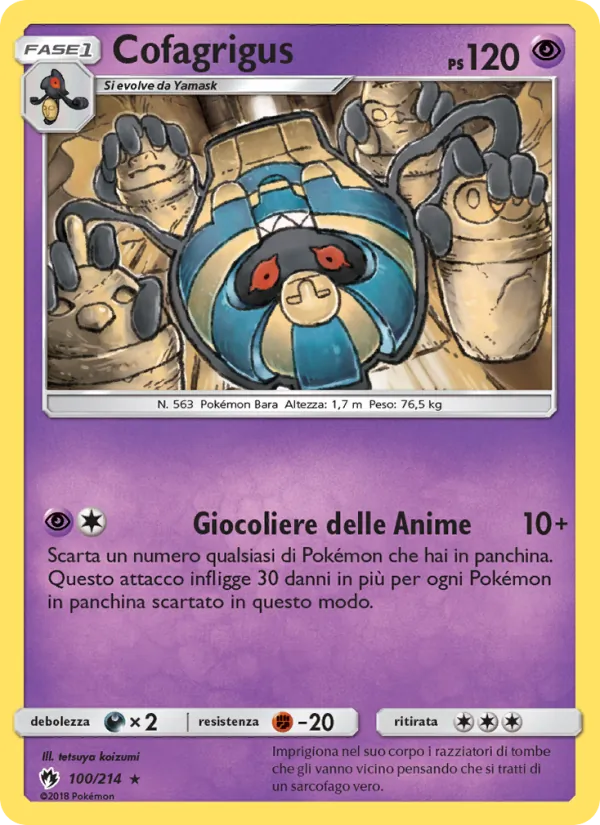 Cofagrigus (Lost Thunder #100/214)
