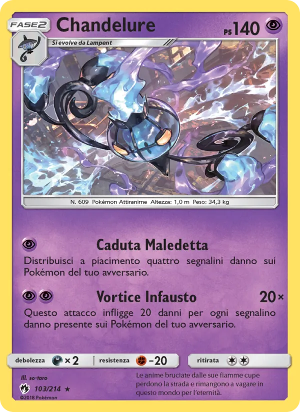 Chandelure (Tuoni Perduti #103/214)