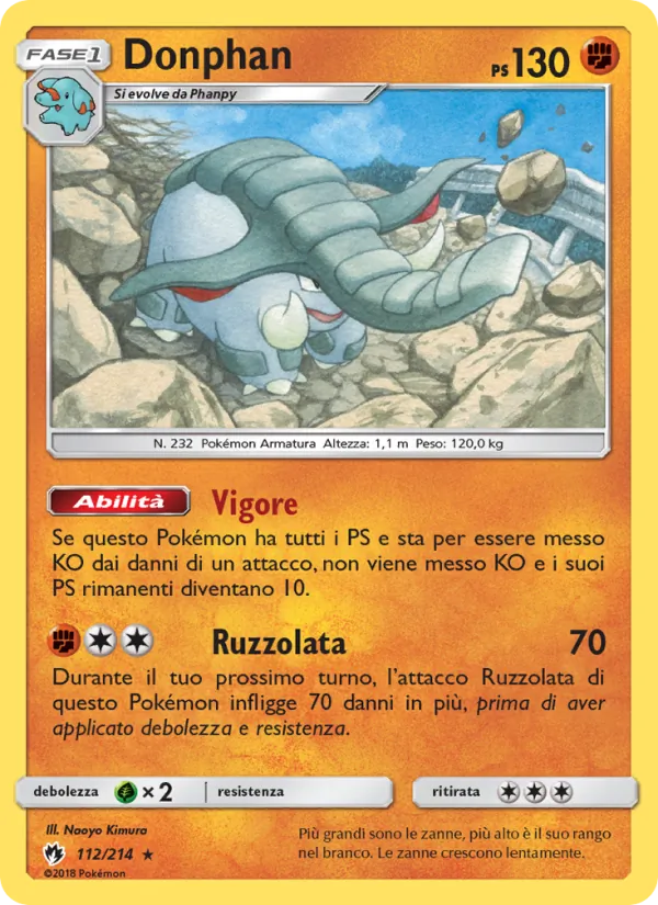 Donphan (Lost Thunder #112/214)