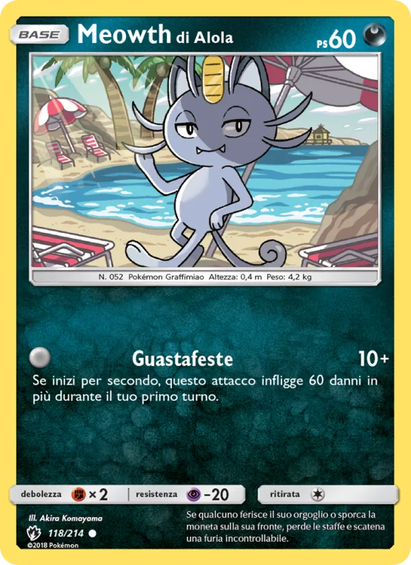 Meowth di Alola (Tuoni Perduti #118/214)
