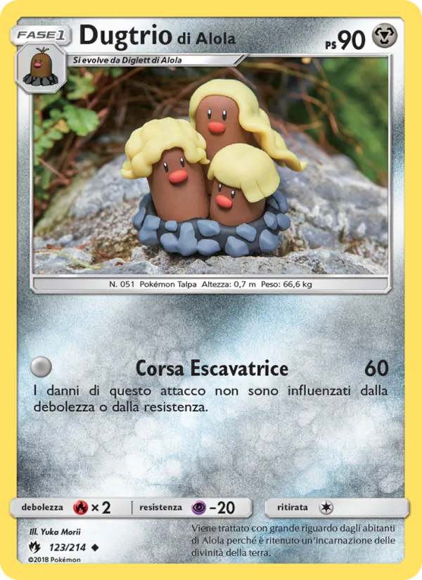 Dugtrio di Alola (Lost Thunder #123/214)