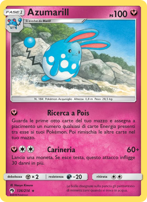Azumarill (Lost Thunder #136/214)