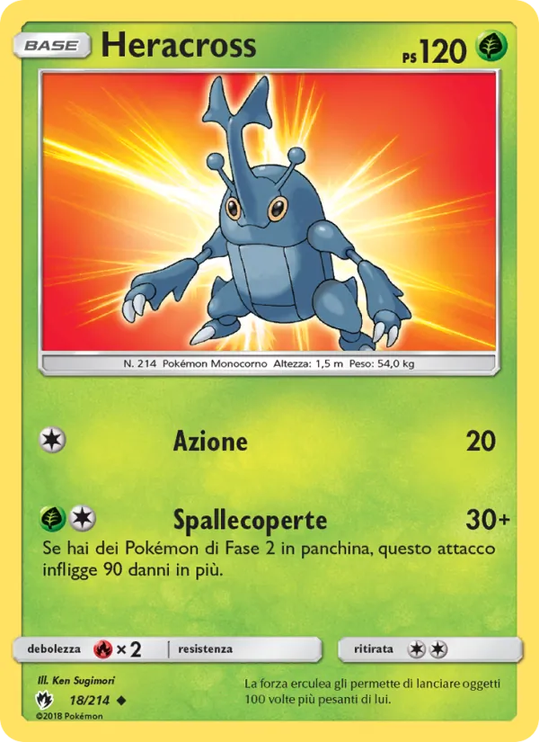 Heracross (Lost Thunder #18/214)