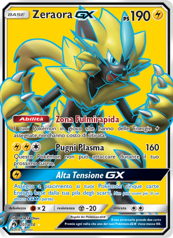 Zeraora GX (Tuoni Perduti #201/214)