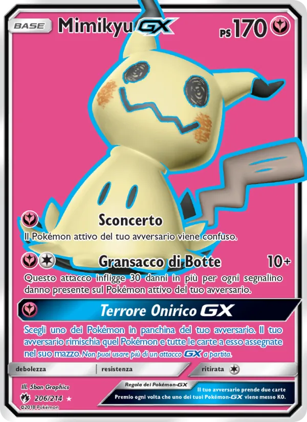 Mimikyu GX (Tuoni Perduti #206/214)