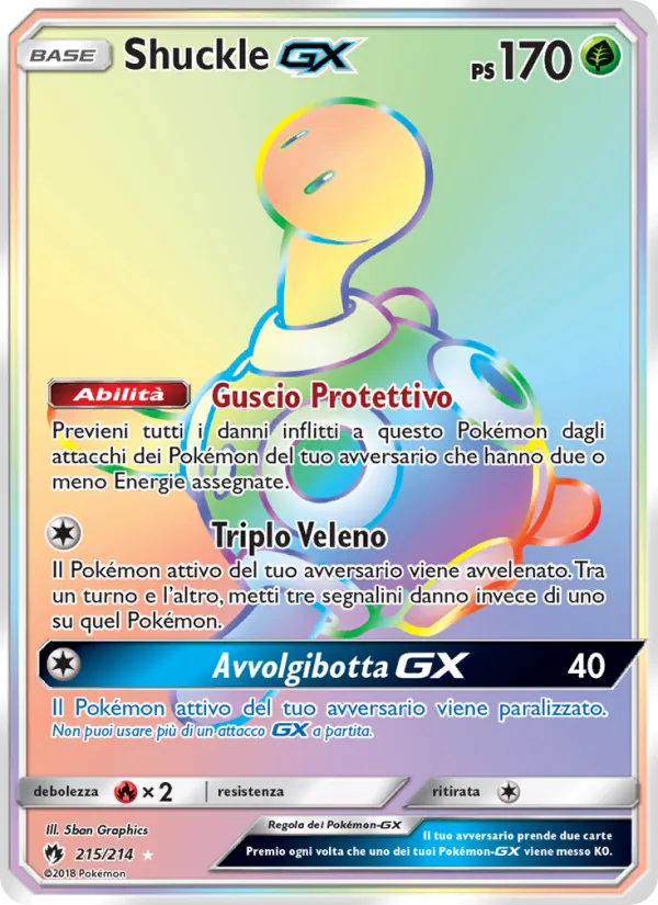 Shuckle GX (Tuoni Perduti #215/214)
