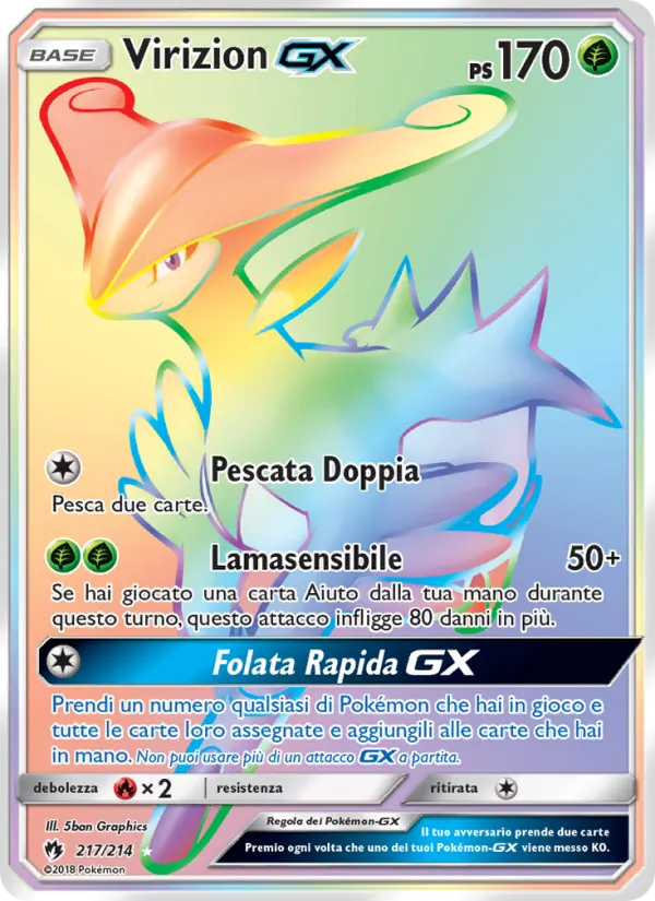 Virizion GX (Tuoni Perduti #217/214)