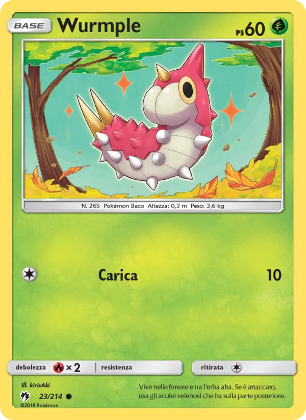 Wurmple (Lost Thunder #23/214)