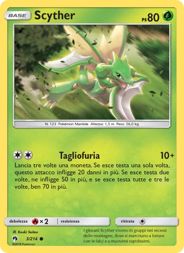 Scyther (Tuoni Perduti #3/214)